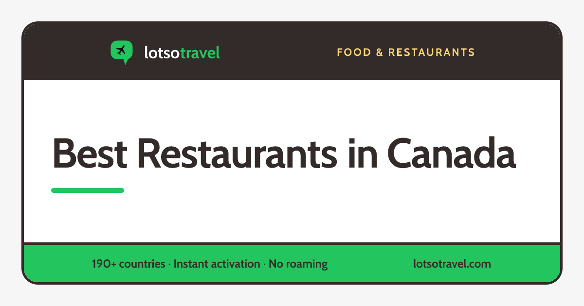 Best Restaurants in Canada 2026: Canada's 100 Best, MICHELIN and Local ...