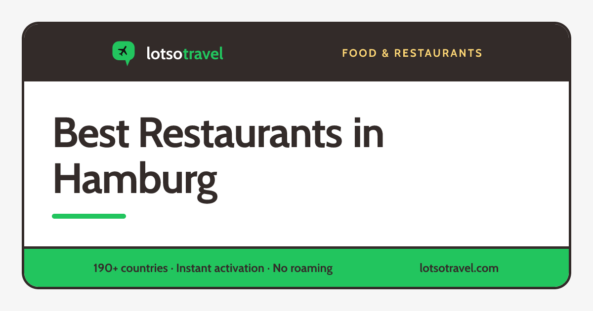 Best Restaurants in Hamburg 2026: MICHELIN, La Liste and Local Legends ...