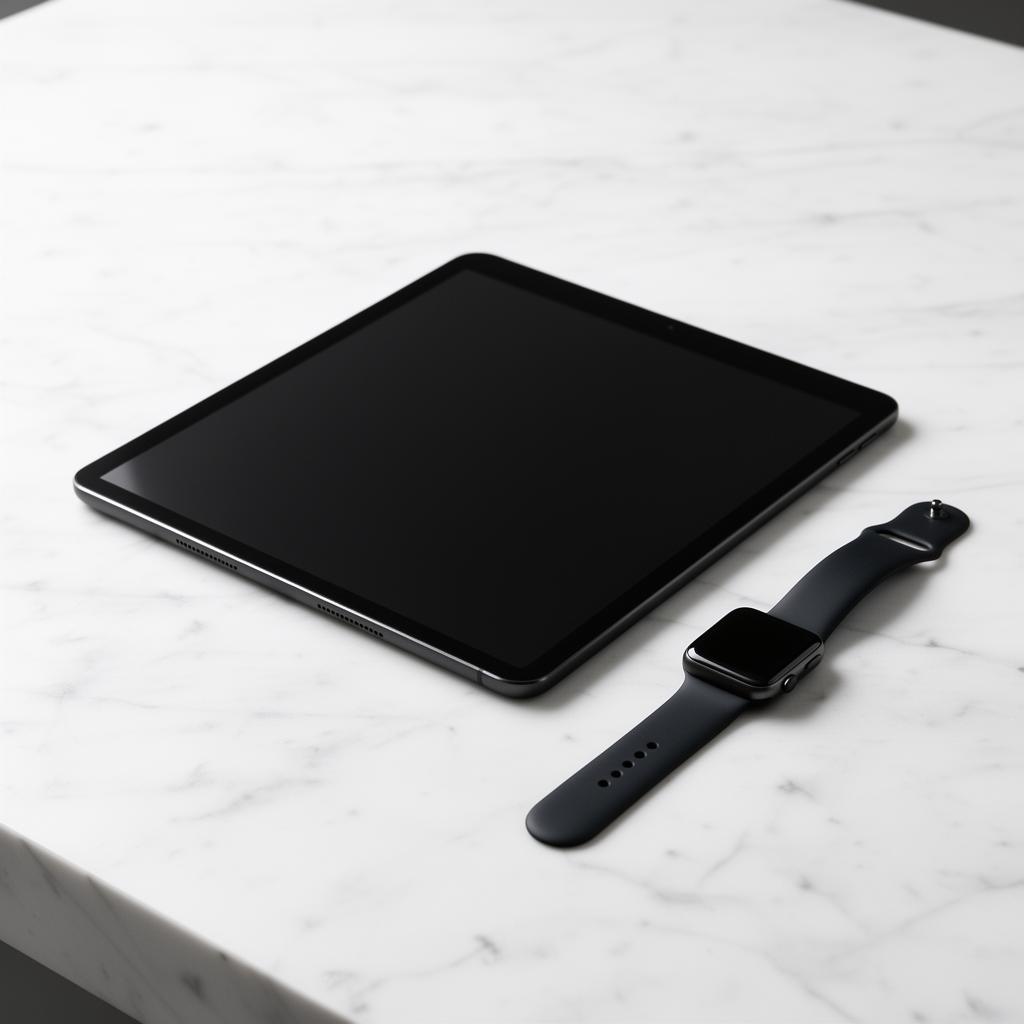 Array of modern devices including iPhone, Samsung, Google Pixel, iPad and Apple Watch showing eSIM settings