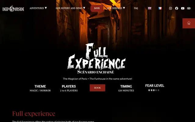 Deep Inside website