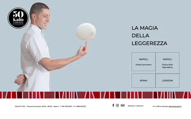 50 Kalò website