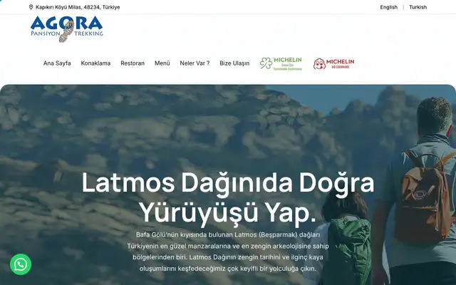 Agora Pansiyon website