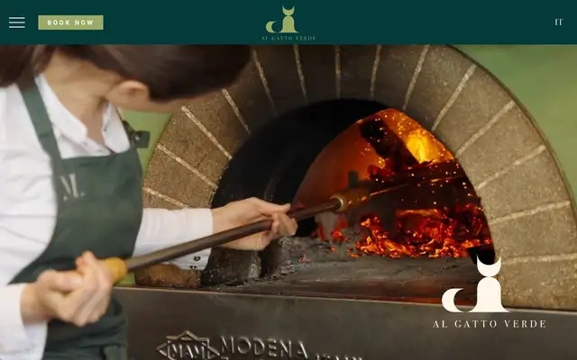 Al Gatto Verde website
