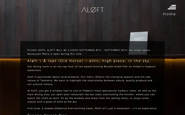 Aløft website