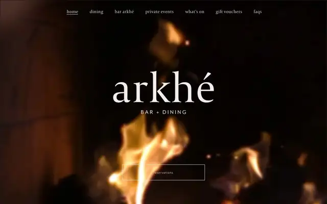 arkhé website