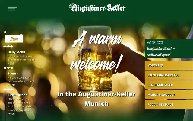 Augustiner-Keller website