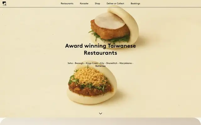 BAO Soho website