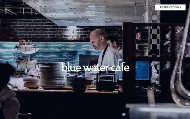 Blue Water Cafe website