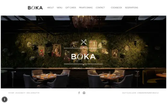 Boka website