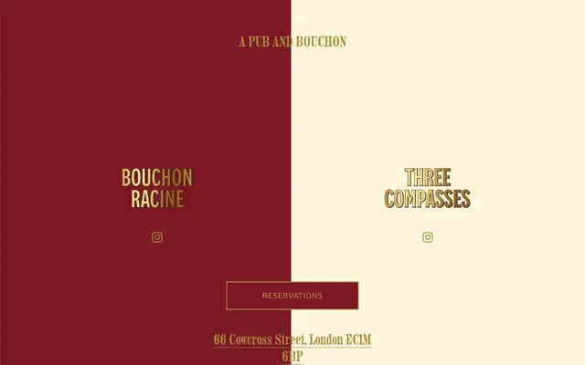 Bouchon Racine website