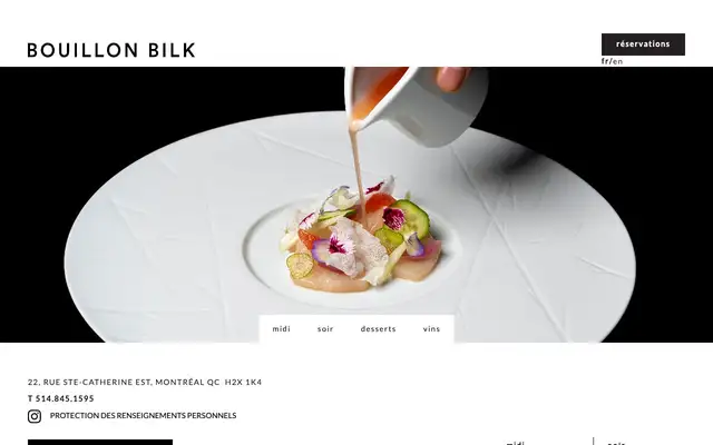 Bouillon Bilk website