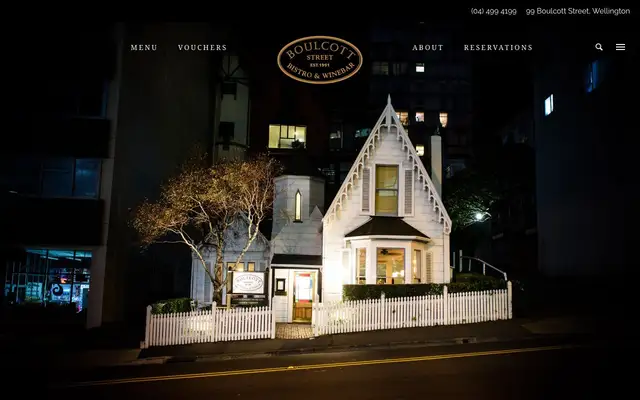 Boulcott Street Bistro website