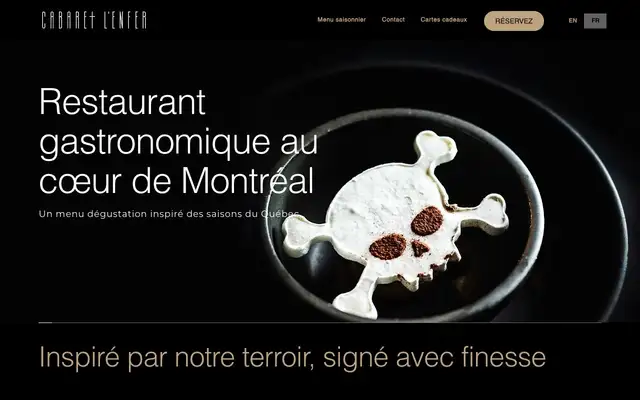 Cabaret l’Enfer website