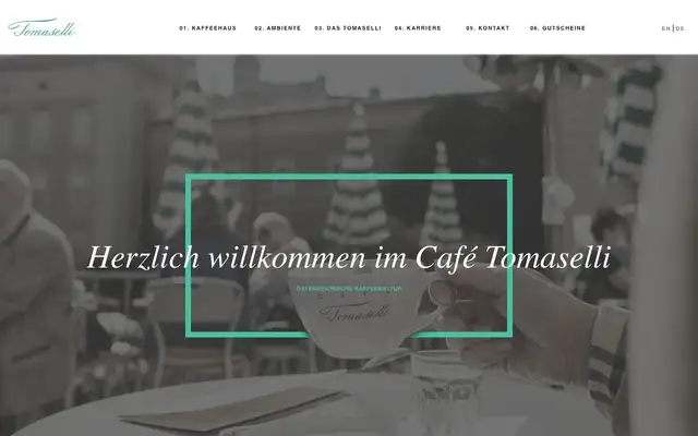 Café Tomaselli website