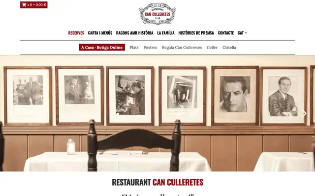 Can Culleretes website