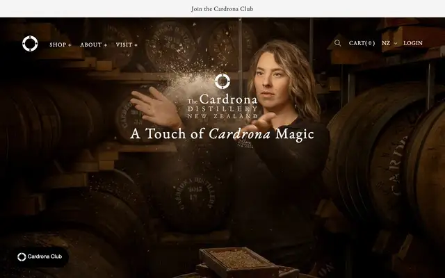Cardrona Distillery website