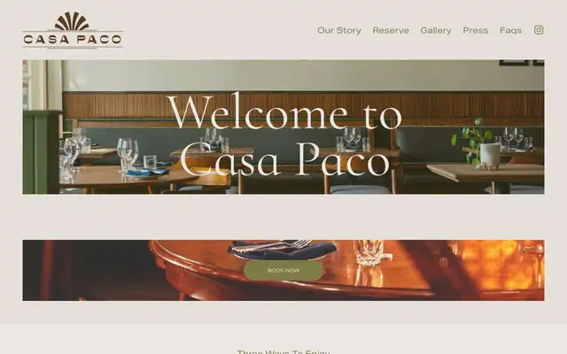 Casa Paco website