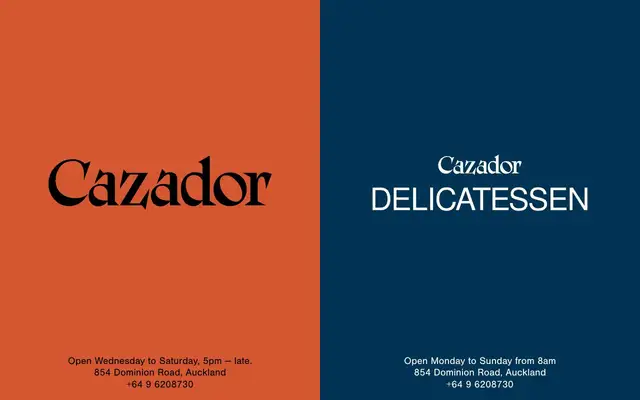 Cazador website