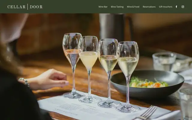 Cellar Door website