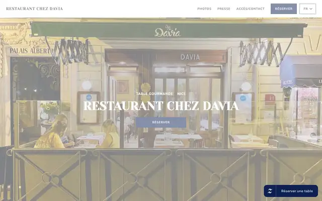 Chez Davia website