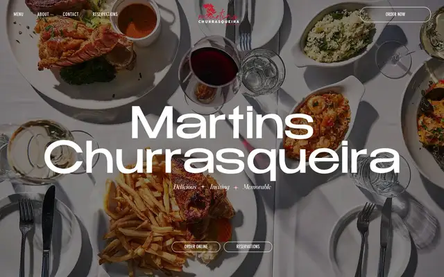 Churrasqueira Martins website
