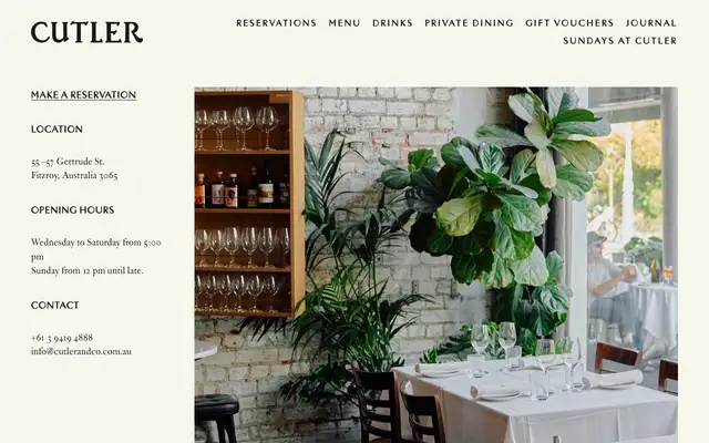 Cutler website