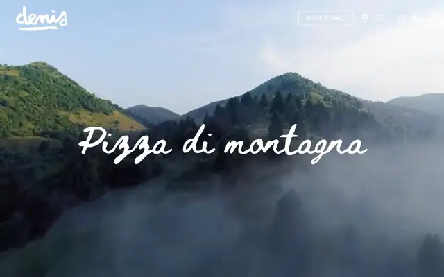 Denis Pizza di Montagna website
