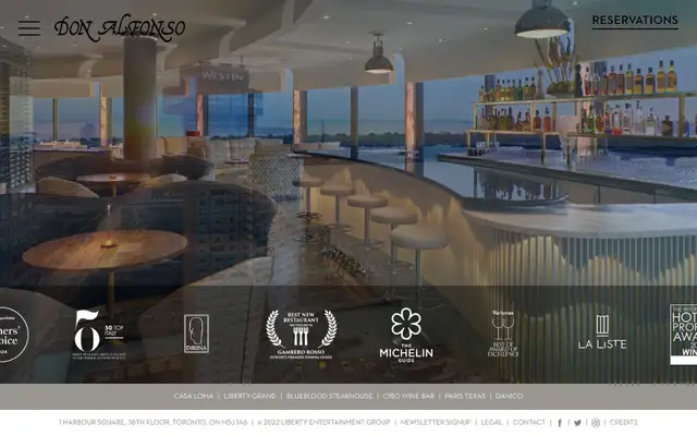 Don Alfonso 1890 website