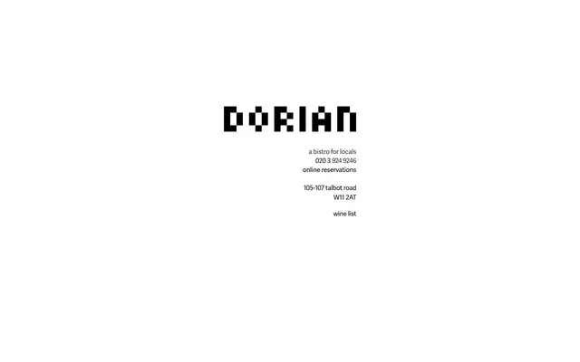 Dorian website