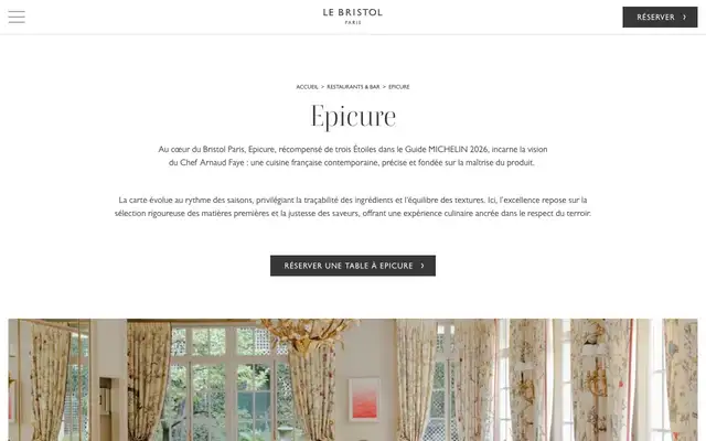 Épicure website