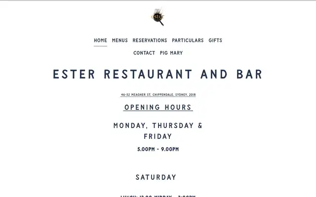 Ester website