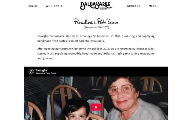 Famiglia Baldassarre website