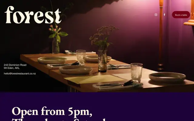 Forest website
