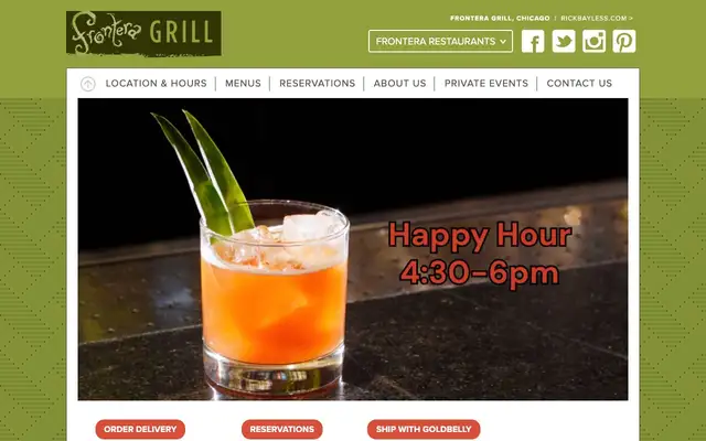 Frontera Grill website