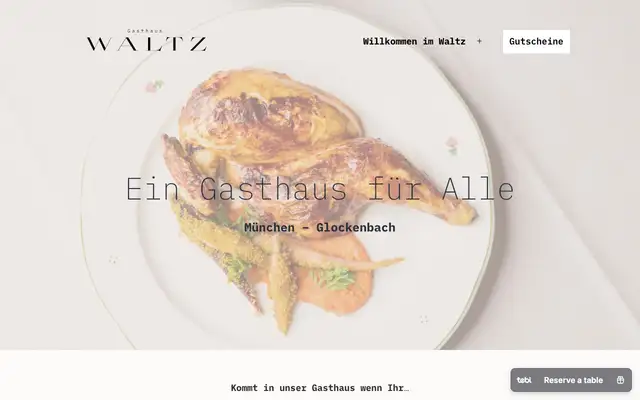 Gasthaus Waltz website