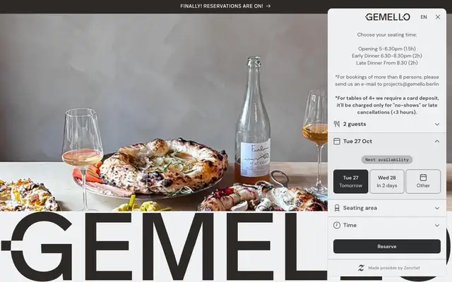 Gemello website