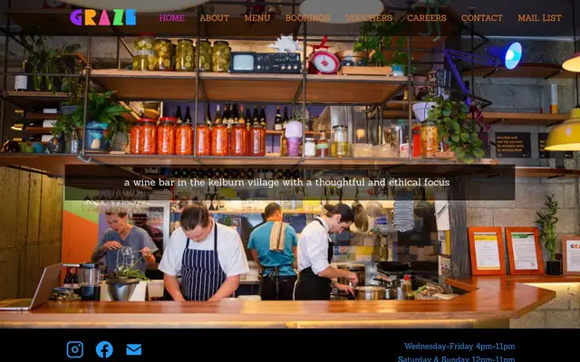 Graze website