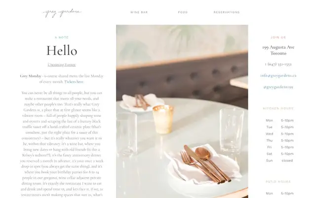 Grey Gardens website