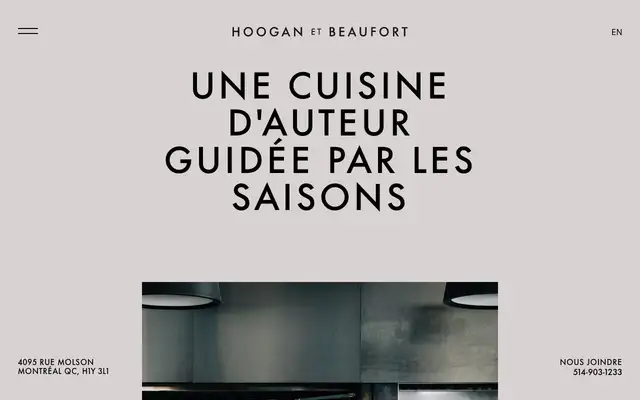 Hoogan et Beaufort website