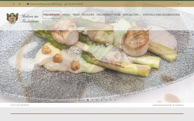 Huber's im Fischerwirt website