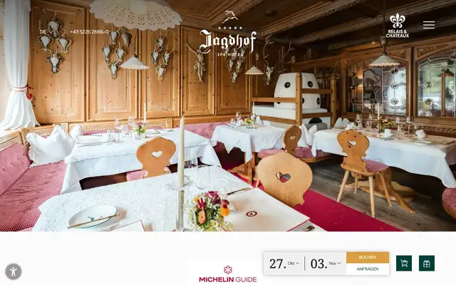 Hubertusstube website