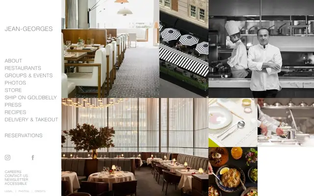 Jean-Georges website