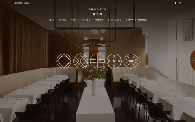Jungsik website