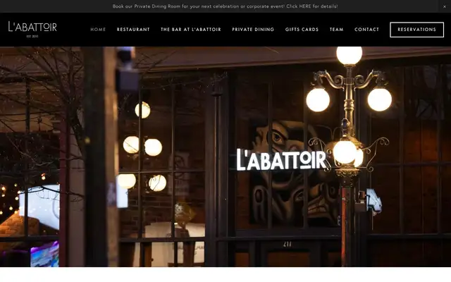 L'Abattoir website