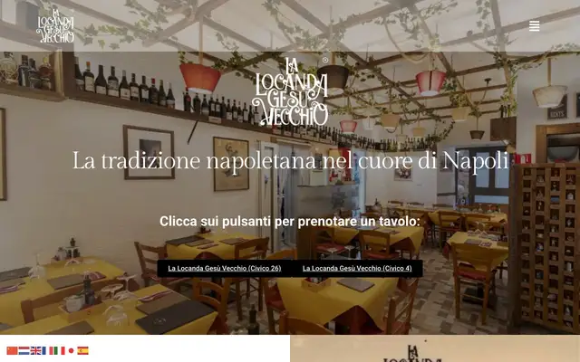La Locanda Gesù Vecchio website