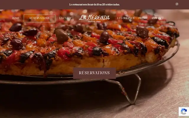 La Merenda website