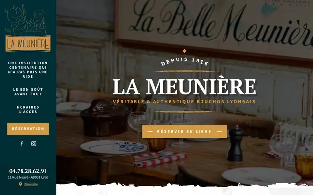 La Meunière website