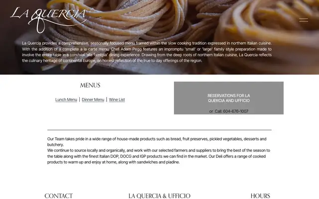 La Quercia website