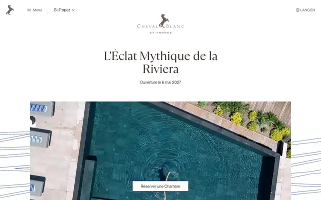 La Vague d'Or - Cheval Blanc St-Tropez website