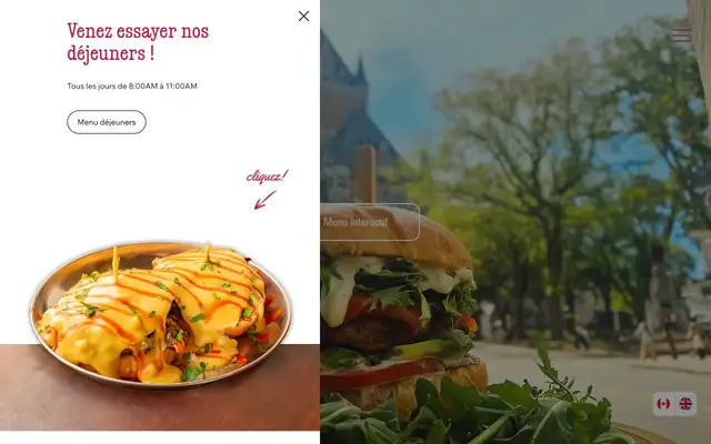 Le Chic Shack website